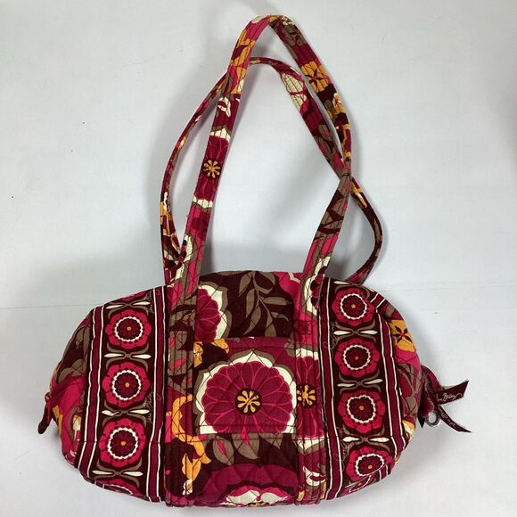 Vera Bradley Carnaby Shoulder Bag Purse Retired Print - Picture 1 of 11